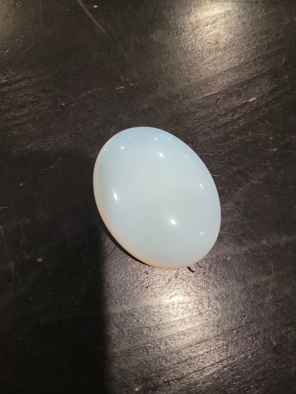 Oplalite Crystal Palm Stone
